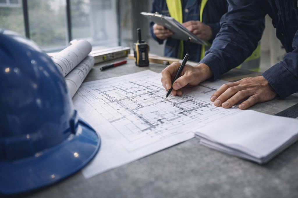 Bauorganisation und Koordination von Sanierungsprojekten durch NVQO in Bayern